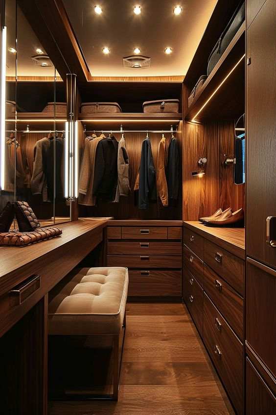 modular walk-in closet