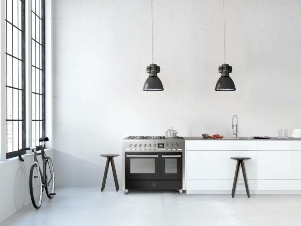 Industrial kitchen for home