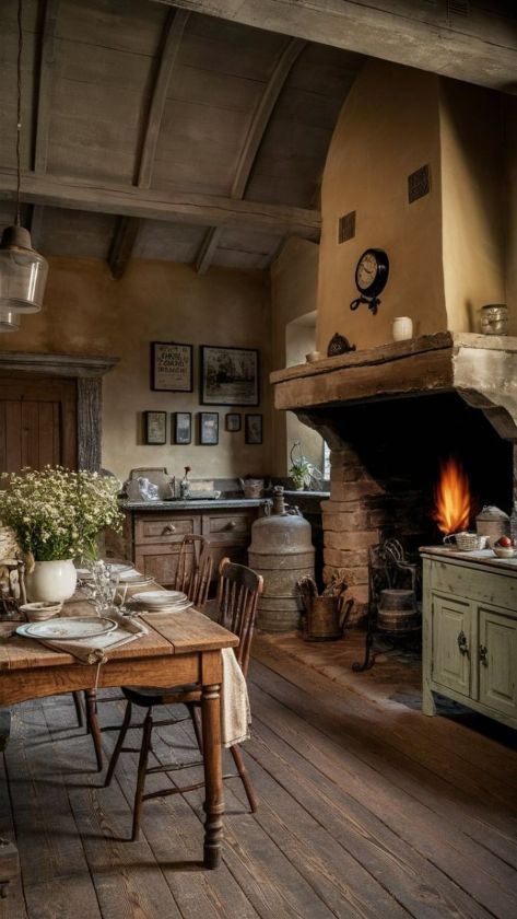 Rustic wooden kitchens