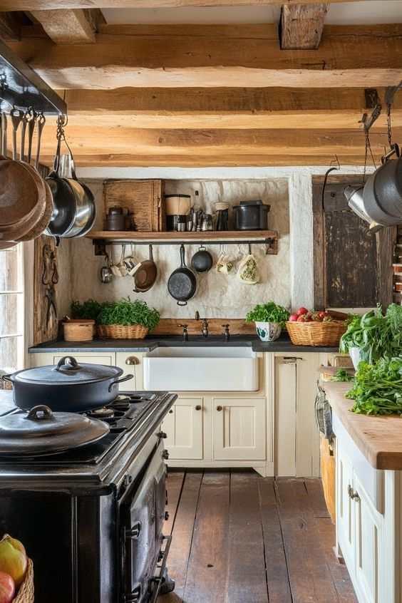 Rustic wooden kitchens