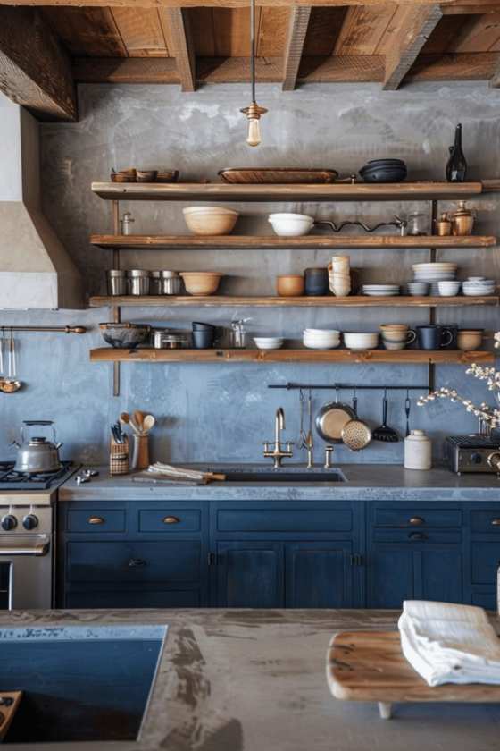 shabby chic farmhouse kitchen