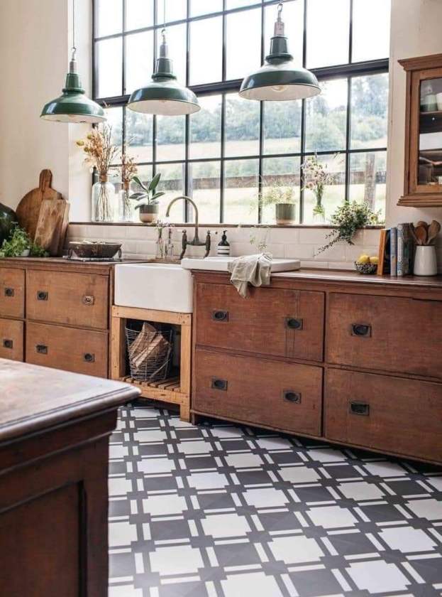 Vintage industrial kitchen